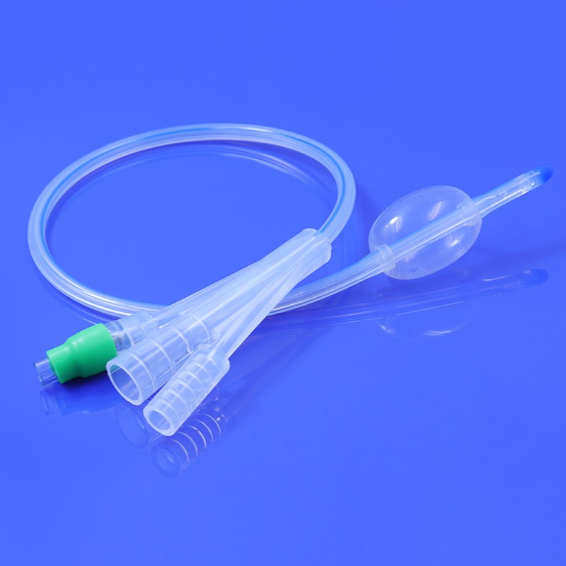 Disposable Sterile Three-Lumen Urinary Catheter